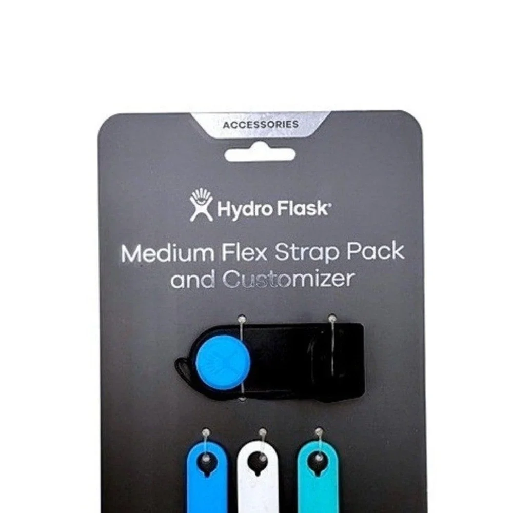 Hydro Flask Medium Flex Strap Pack & Customizer Wide Mouth Bottle Accessory